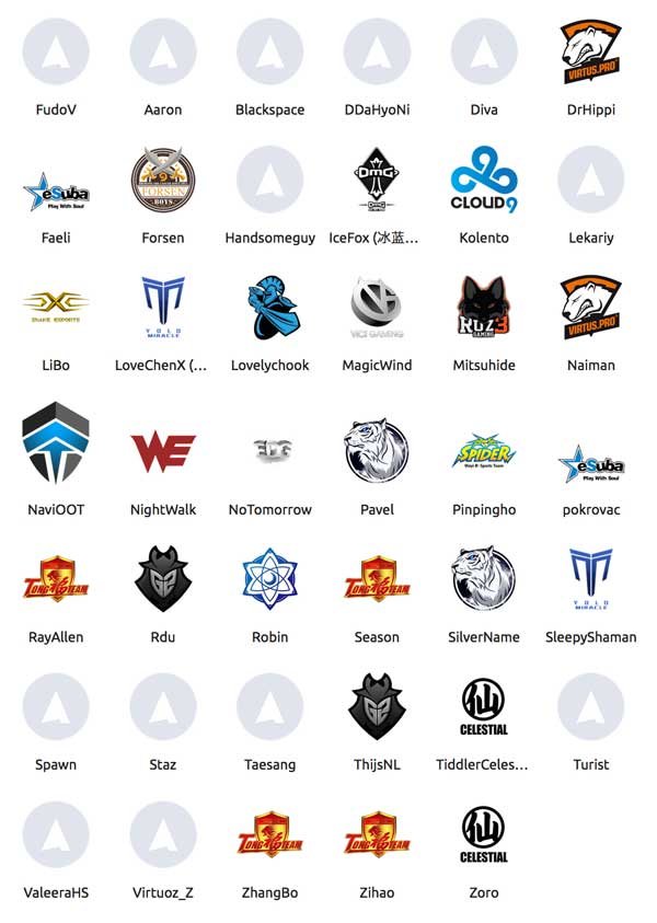 wca 2016 teams